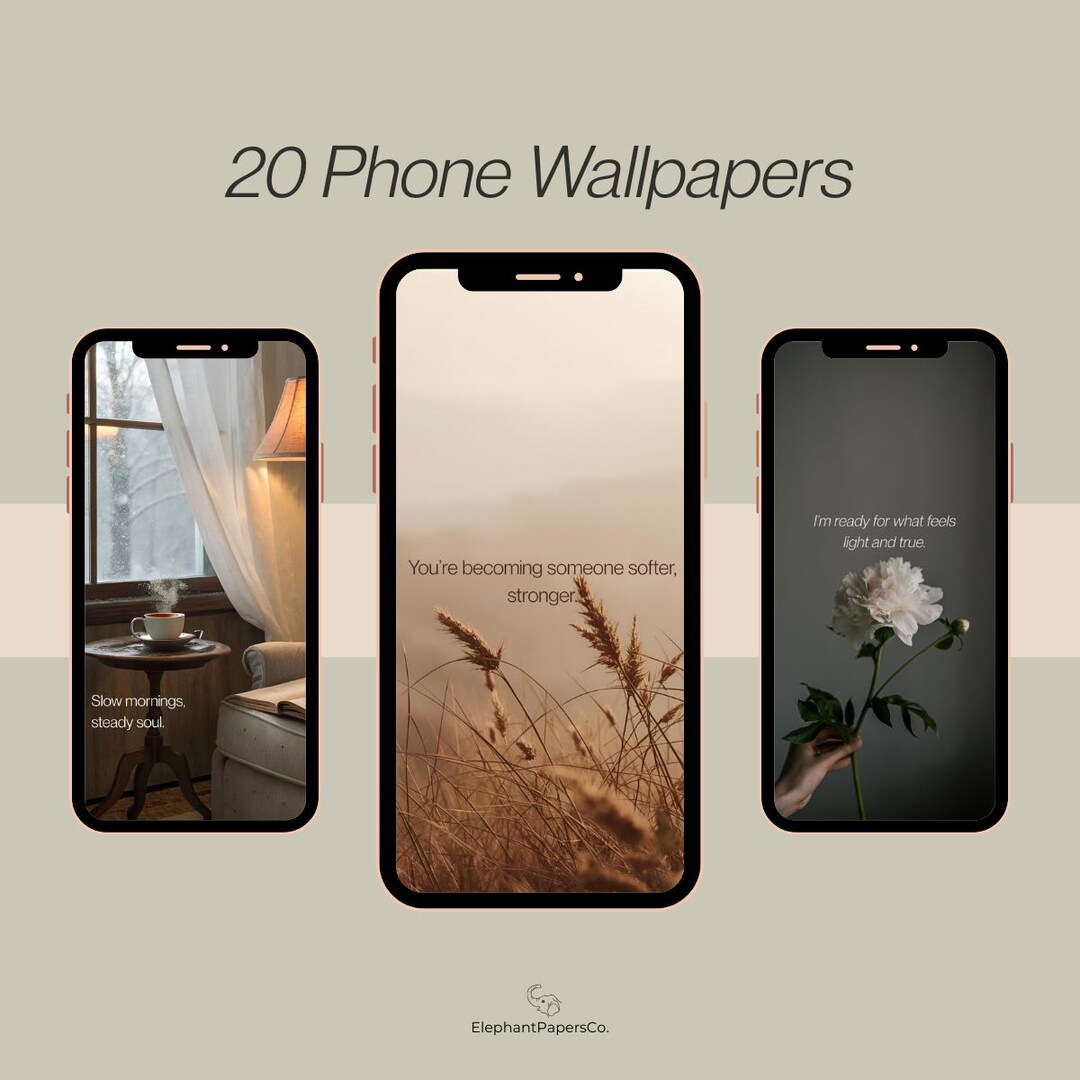 20 Minimal Phone Wallpapers | Aesthetic Calm Backgrounds | Vertical