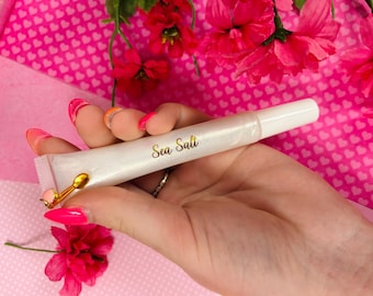 Sea Salt shimmer lip gloss/chronic illness things/self care items/spoonie lip gloss/sheer lip tint/lip oil/chronic illness accessories