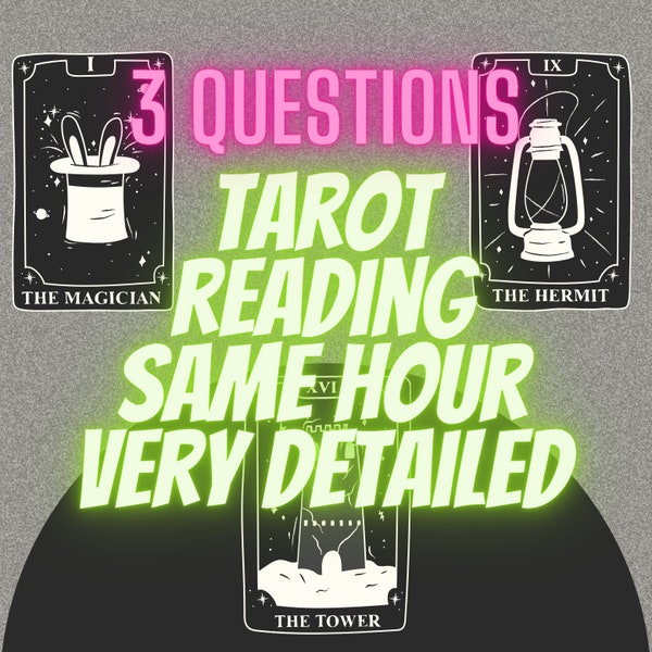 SAME HOUR | 3 Questions Tarot Reading