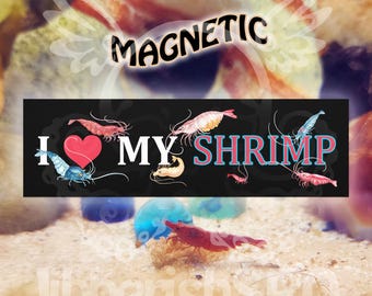I heart my SHRIMP Bumper Magnet