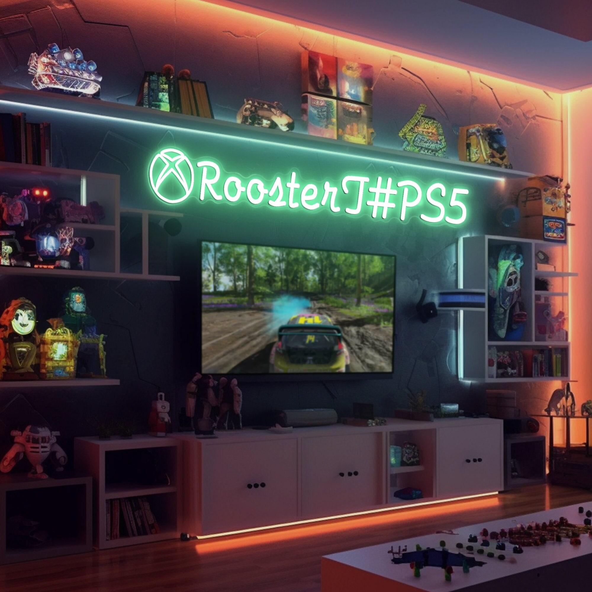 Custom Game Room Neon Sign, Personalized Gamer Illumination, Unique