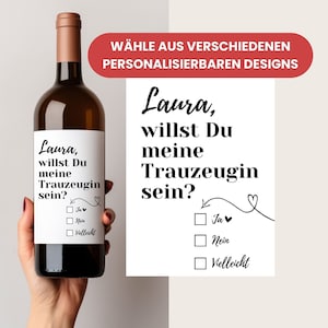 Ask maid of honor, personalized wine label, Do you want to be my maid of honor, gift maid of honor, funny idea question maid of honor
