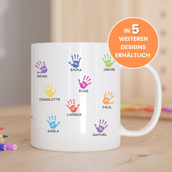 Personalisiertes Geschenk Lehrerin Grundschule, Erzieherin, Tagesmutter, Kinderbetreuung, Tasse, Danke, Geschenk zum Abschied, Geschenkidee