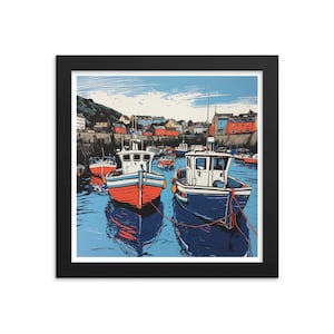 Old Harbour Framed Print