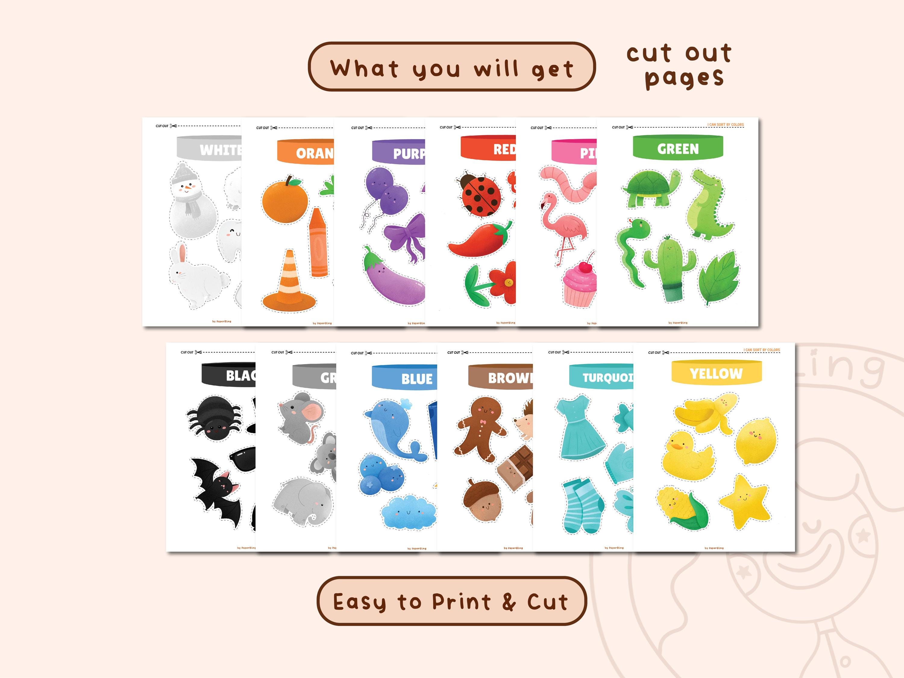 Matching Color Jars Color Matching Jars Printable Game: Toddler Preschool Learning (PDF ...