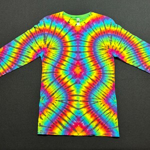 Rainbow dyed S long sleeve shirt