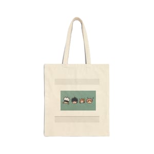 Jujutsu Kaisen Cotton Canvas Tote Bag