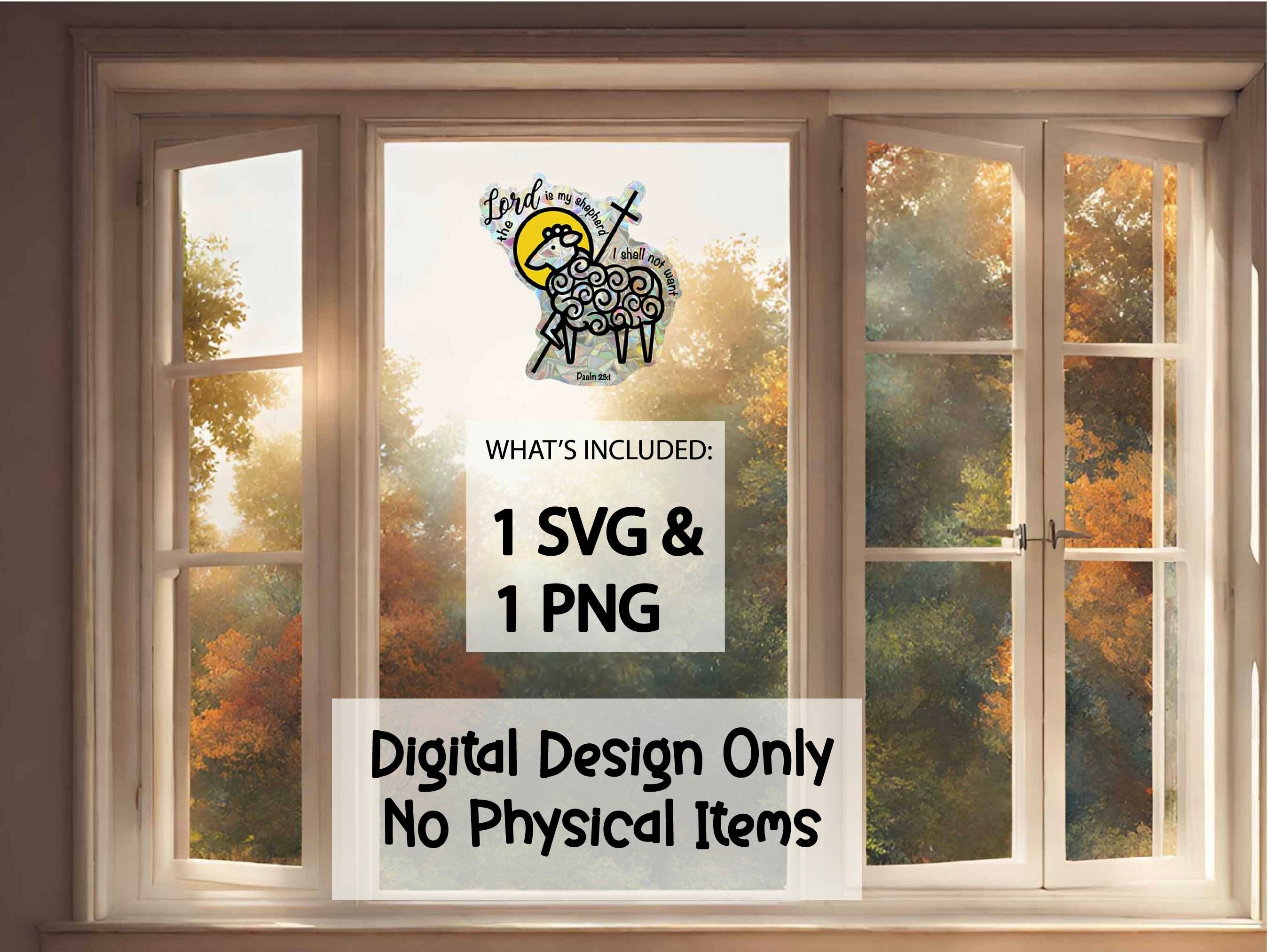 Scripture Window Clings Bible Verse Decal Rainbow Window Cling Dopamine Decor Suncatcher ...