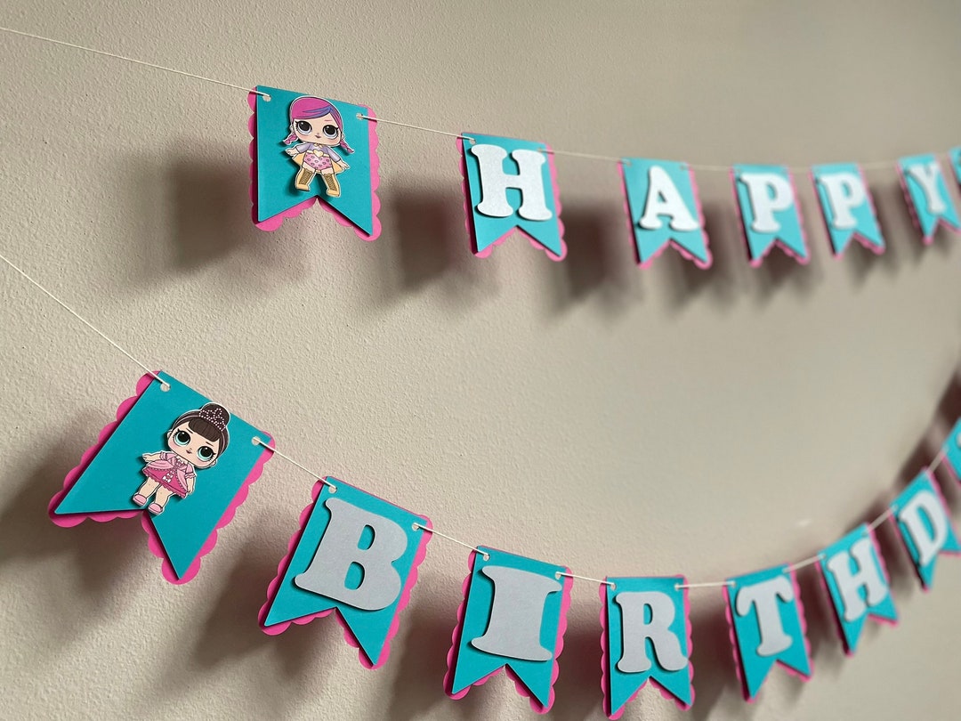 3-D LOL Birthday Banner - Etsy