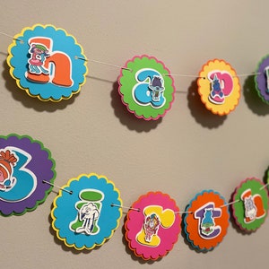 Trolls Girlande: Bunte Party-Deko