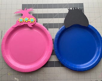 Assiettes en carton / Articles de fête Trolls