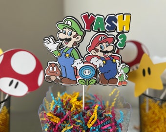 Décoration de gâteau Mario Brothers