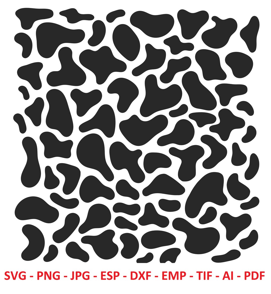 Cow Print Cow Print Template Instant Download SVG PNG EPS Etsy Cow Print Cow Print Template Instant Download SVG PNG EPS Etsy