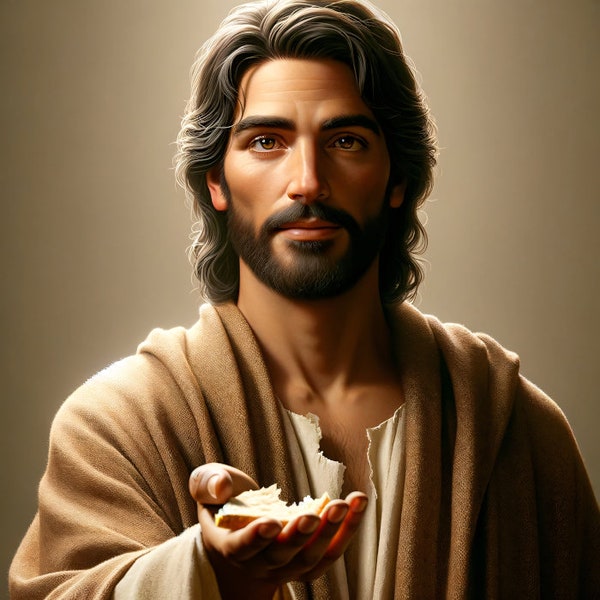 Christian Art: "For You" Printable download art of Jesus Christ, John 15-13. 4096 X 4096
