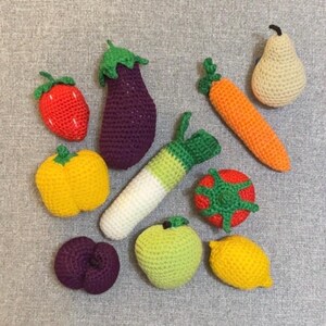 Crochet Fruit and Vegatables