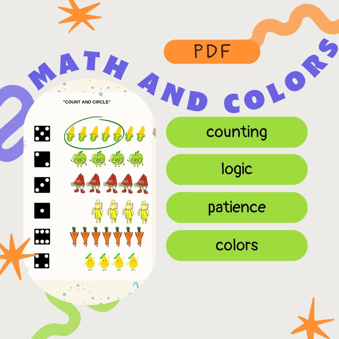 Worksheet Math And Color Math Worksheet. Math and Colors for Young Children. Tasks in ...