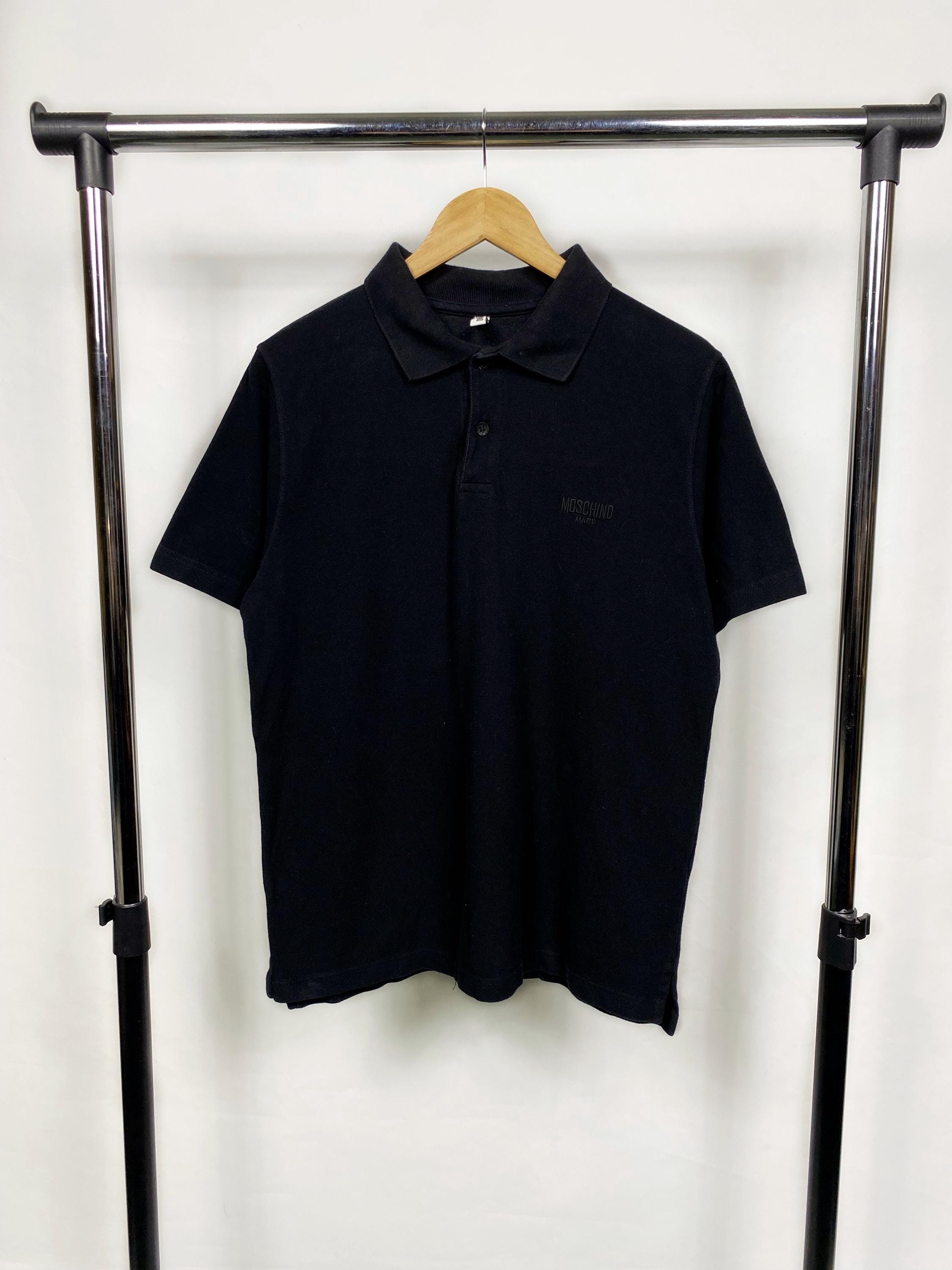 Tシャツ・カットソー Moschino FW25 Press polo shirt (V16085242 1555) Moschino Men's Tipped Colorblock Polo Shirt | Neiman Marcus