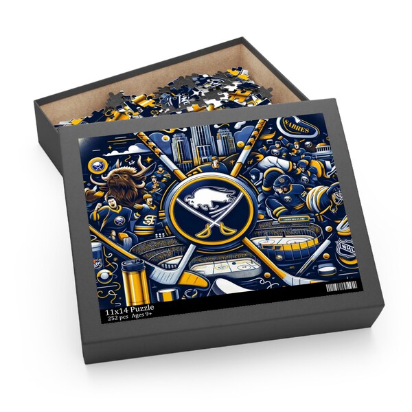 Buffalo Sabres hockey puzzel - NHL thema kunst | 120/252/500 stuks