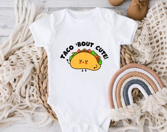 Taco Onesie® - Funny Baby Bodysuit® - Unisex Onesie - Baby Gift - Taco Lover - New Born Present