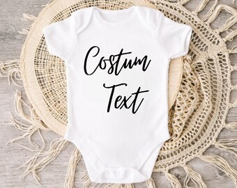 Body personalizado, crie seu próprio body, nome personalizado, roupas de bebê com texto personalizado, presente de bebê personalizado