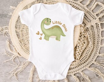 Little Dino Onesie - Adorable Bodysuit for Newborns - Cute Baby Shower Gift - Animal Baby Outfit - Trendy Gift