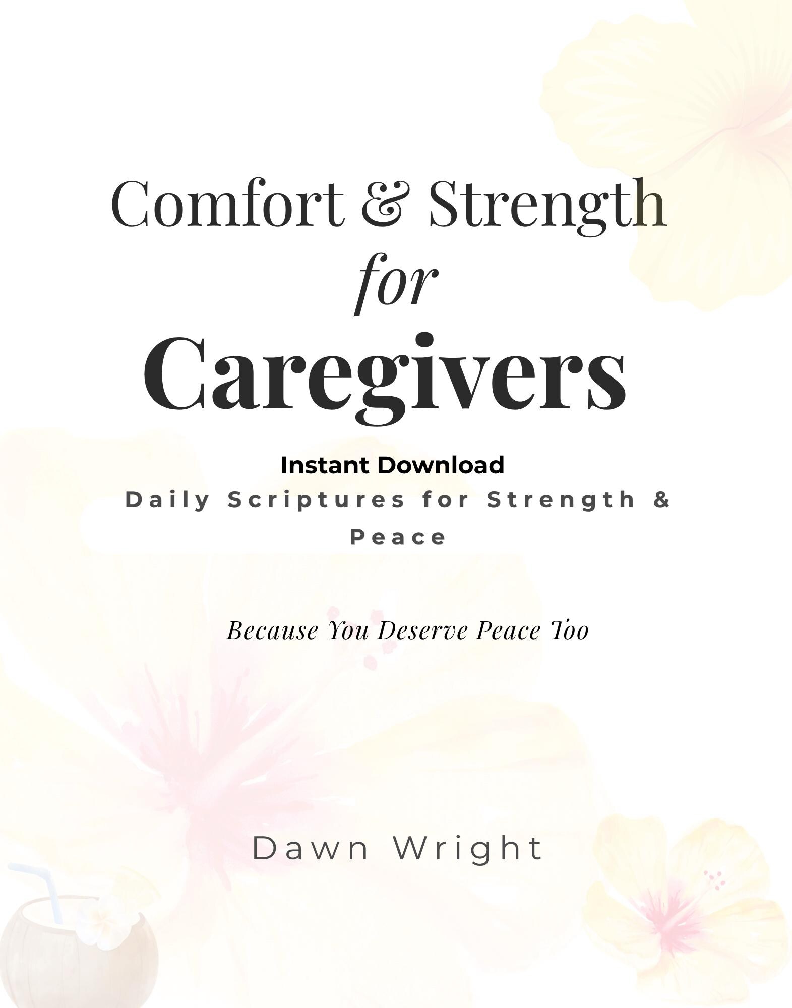 Caregiver Devotional Printable | Christian Devotional for Caregivers ...