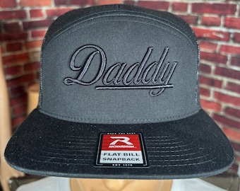 Daddy Hat 3D Puff Snapback Hat Choose Colors