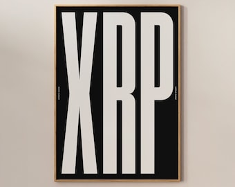 XRP Ripple Print - Ripple Print - Geschenk für Sie / Ihn
