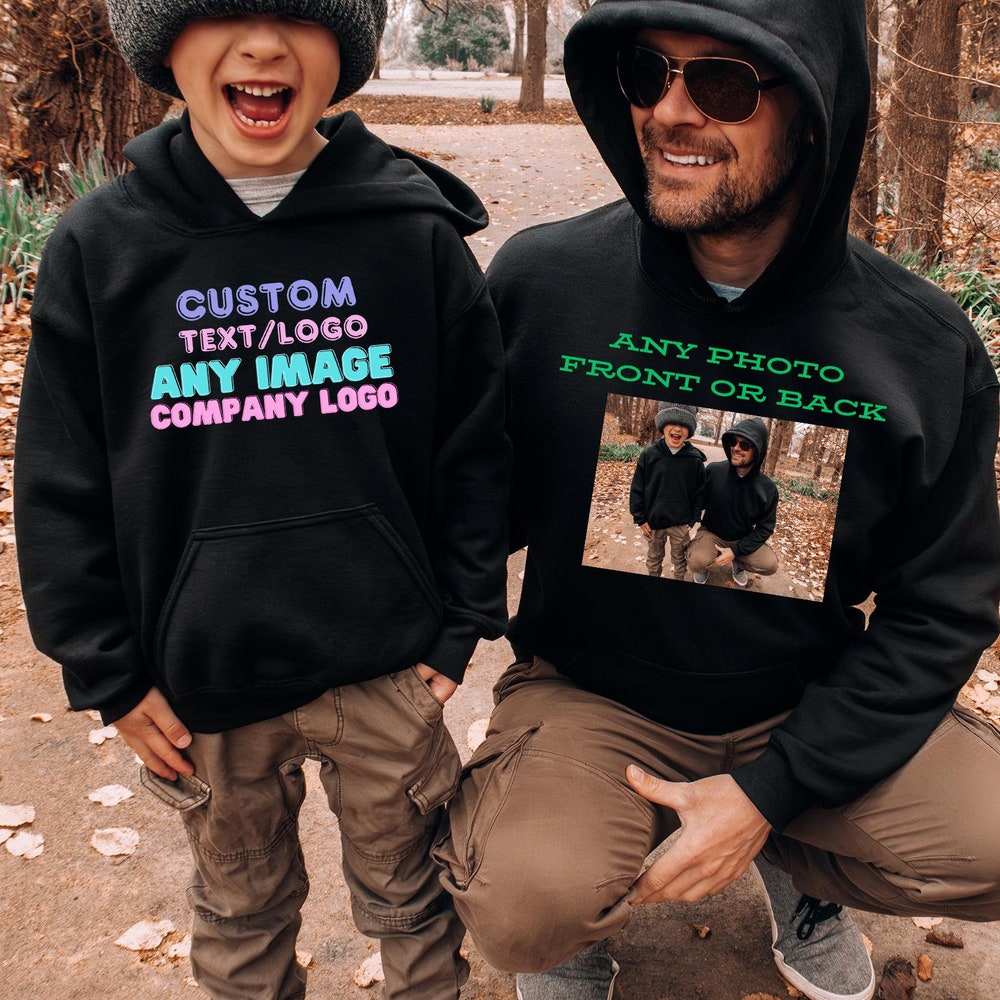 Custom Hoodie, Personalised Hoodie Your Design Your Photo Hoodie, Personalized Hoodie Add Your Own Text Valentine Day Gifts To Him, Her New Hoodie