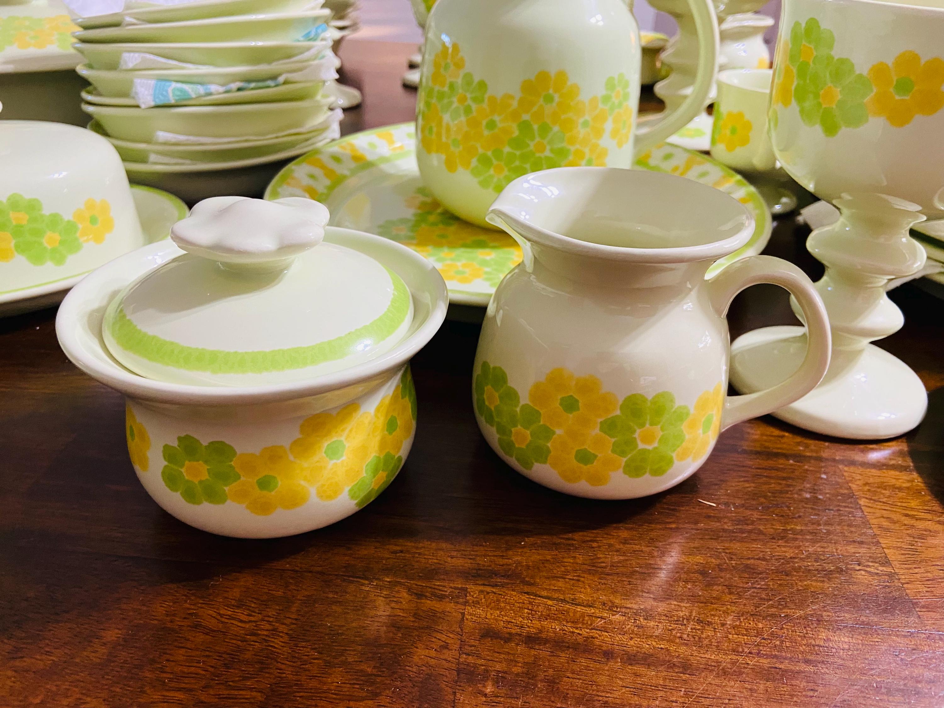 ミルク Retro Daisy Creamer - Etsy