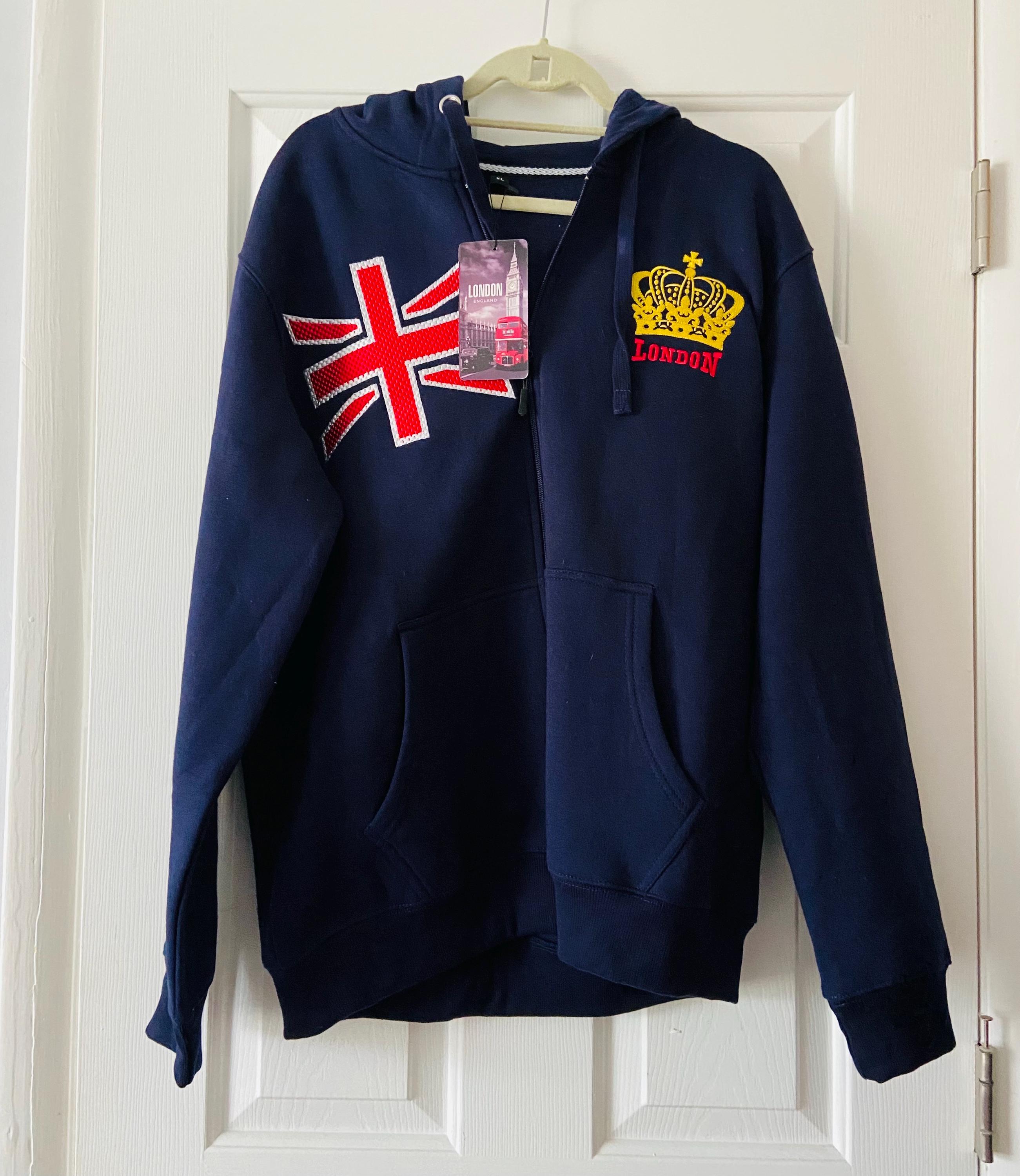 Union Jack Hoodie - Etsy
