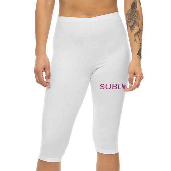 Sport-Leggings, Dünnes Elasthan, Capri-Leggings, Sportstrumpfhosen für Fitness Enthusiasten, Lauftights, Fitness-Leggings, Geschenk für sie