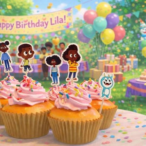 Toppery na babeczki Lyla in the Loop Family