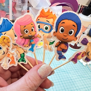 BubbleGuppies 8  Cupcake Toppers