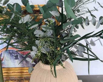 preserved mix green foliage vase filler evergreen home decor naturel preserved spring greenery arrangement wedding decor gift for new home