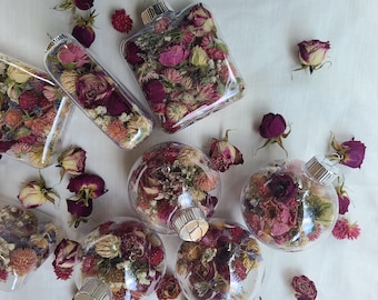 Dried Flower Ornament Christmas dry floral Ornament lightweight preserved flowers ornaments Botanical holiday dried flowers ornament gifts