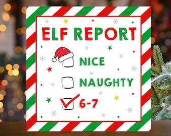 6-7 Elf Printable Prop, Elf Letter For 6 7, 6 7 Elf Report, Trending Meme Christmas Ideas, Elf Activities, Six Seven Christmas Printable PDF