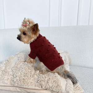 Wolle Hundepullover, Dackel Chihuahua Yorkie Pullover, Winterkleidung für Hunde, Pullover für Welpen, kleine Hunde, Hundeliebhaber Kleidung, Haustier Geschenk