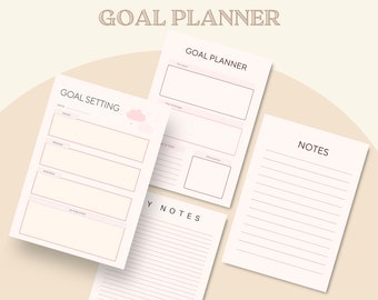 Goal Planner,Goal Setting,Productivity Planner,Goal Tracker,Habit Tracker,Digital Planner,Digital Goal Planner,Goal Setting ,Daily Planner