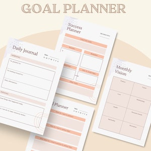 Goal Planner,Goal Setting,Productivity Planner,Goal Tracker,Habit Tracker,Digital Planner,Digital Goal Planner,Goal Setting ,Daily Planner
