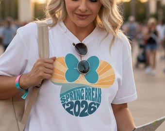 Disney Family Trip Shirt, Spring Break 2026 with Mickey and Minnie Mouse, 155911