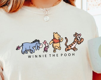 Disney Winnie The Pooh and Friends Shirt, Comfort Colors Disney Shirt, Disney Family Shirt, Disney Pooh Shirt, Disney Kids Shirt, 151359