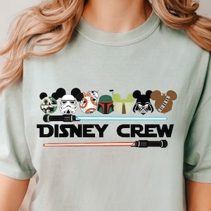 Star Wars Disney Crew Shirt, Comfort Colors Disney Shirt, Star Wars Family Shirt, Disney Star Wars Shirt, Disney Crew Shirt, 151160