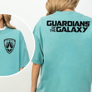 Guardians Of The Galaxy Shirt, Comfort Colors, Superhero Shirt,Guardians Logo Shield Shirt, Disney Studios Shirt, Disneyland Trip Tee 152913