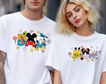 Disney Mom Shirt, Disney Dad Shirt, Comfort Colors Disney Shirt,  Disney Mother's Day Shirt, Disney Father's Day Shirt, 151340