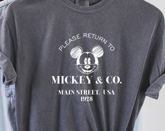 Disney Mickey and Co Shirt, Comfort Colors Disney Shirt, Disney Family Shirt,  Disney Mickey Mouse Stencil Shirt, Disney Trip Shirt, 150894