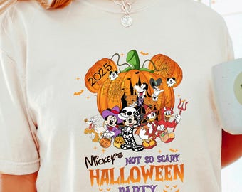 Mickey's Not So Scary Halloween Party Shirt, Comfort Colors Shirt, Mickey Halloween Shirt, Disney Halloween Shirt, MNSSHP Shirt 151700