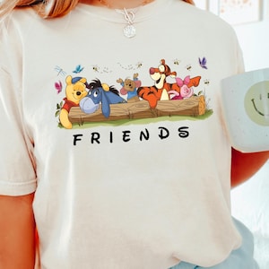 Cute Winnie The Pooh Friends Shirt, Comfort Colors Disney Shirt, Disney Family Shirt, Disney Pooh Shirt, Disney Kids Shirt, 151754