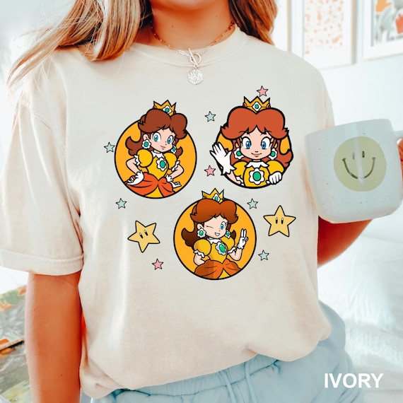 Mario Princess Daisy Shirt, Mario Characters, Super Mario Shirt, Super Mario Princess Daisy Shirt, Mario Family Shirt, Comfort Colors 152293