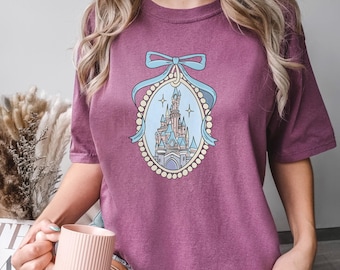 Mirror Disney Castle Shirt, Comfort Colors, Family Matching Shirts, Magic Kingdom Castle Shirt, Women's Castle Tee, Disney Trip Tee2775